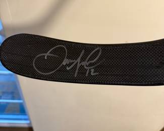 This is a signed hockey stick from Jarome Iginla “Iggy” NHL six time all-star player. 