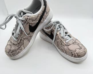 Nike Air Force 1 Python Print Sneakers Size Men's 6.5/Women's 8.5