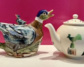 Hand Painted Teapots
