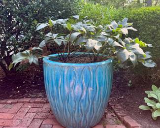 Turquoise Oversized Planter