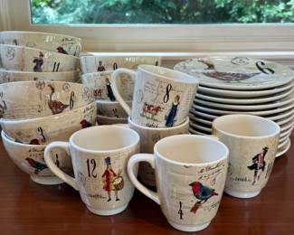 "Twelve Days of Christmas" by Williams Sonoma Dishes