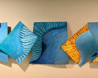 Hand Painted Welded Steel by Obie Simonis (Boston Artist)