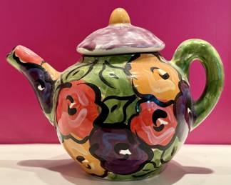 Hand Painted Teapot (Costa Rica)