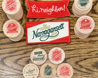 Narragansett Wooden Nickels & Patches