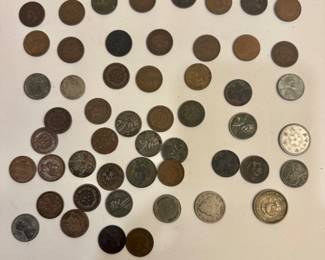 Vintage coins