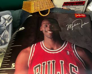 Michael Jordan double sided life size poster 3 parts