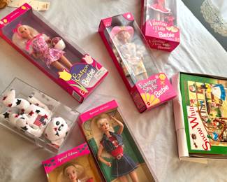 Special Edition Barbie Doll Lot – Holiday, Easter, Valentine, and Back to School (Mattel)