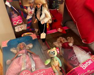Vintage Barbie Doll Collection – Olympic, Holiday, and 35th Anniversary Editions (Mattel)