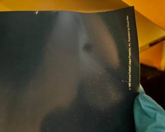 Poster 1986 Chicago Bears NFL Walter Payton