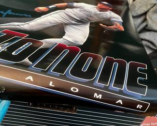 Poster 2nd to None Alomar signed