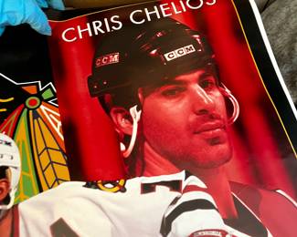 Poster Chicago Blackhawks Chris Chelios