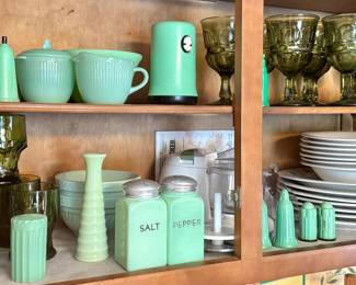 Fire-King Jadite Range Set – Assorted Pieces