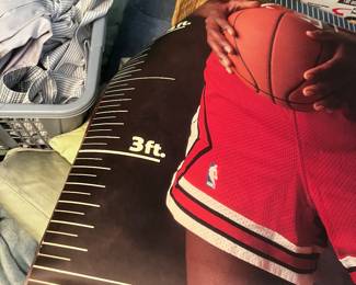 Michael Jordan double sided life size poster 3 parts