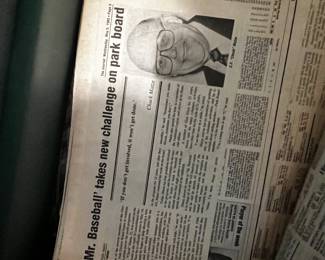 Vintage newspaper and magazines Sports Illustration etc