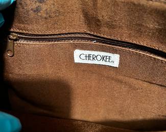 Cherokee leather purse