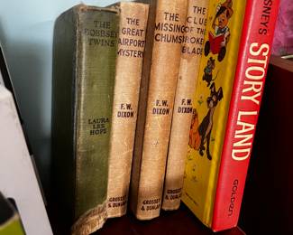F.W. Dixon 3 volumes 1930 First Edition The great airport mystery, The missing chums, The clue of the bloken blade,