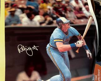 Poster Robin Yount signed
