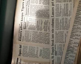 Vintage newspaper and magazines Sports Illustration etc