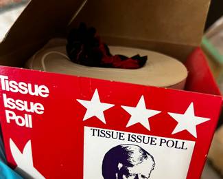 Tissue Issue Poll joke Carter