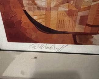 LE 11/750 Lithograph signed Diane Woodruff