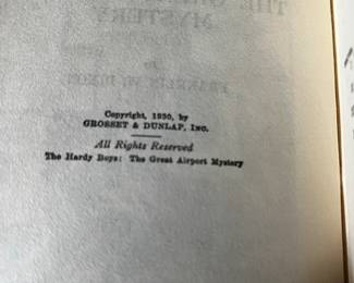 F.W. Dixon 3 volumes 1930 First Edition The great airport mystery, The missing chums, The clue of the bloken blade,