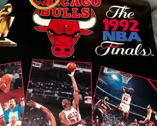 Poster Chicago Bulls The 1992 NBA Finals Michael Jordan
