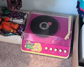 Barbie stereo turn table