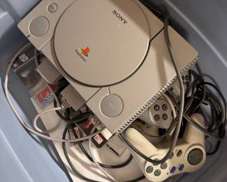 Sony PlayStation 1 Console with Controllers & Cables – PS1 Retro Gaming System