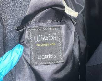 Winston tailored for Gaede's suit