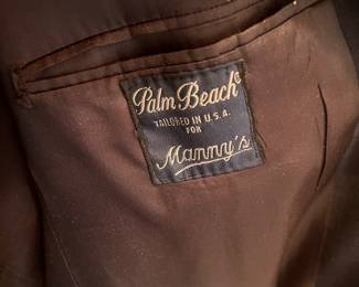 Palm Beach taylored for Manny's suit