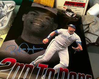 Poster 2nd to None Alomar signed