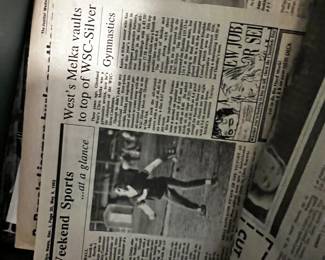 Vintage newspaper and magazines Sports Illustration etc
