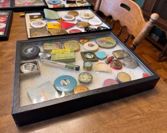 Compact & Makeup Tin Collection – 1920s–1950s Face Powder, Rouge, and Manicure Sets