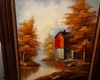 Oil on Canvas signed Robert More