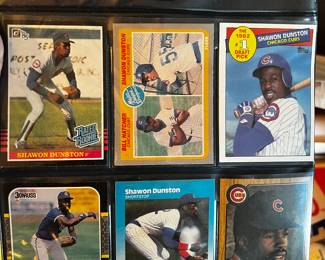 Shawon Dunston baseball cards