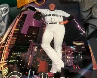 Poster Big Unit Randy Johnson Mariners