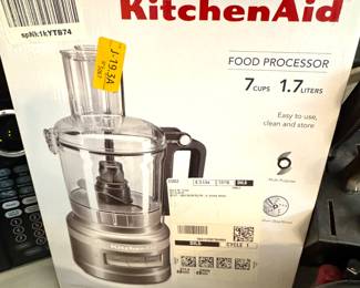 Brand New KitchenAid 7-Cup Food Processor – Multi-Purpose, Slice & Shred, 1.7L Capacity