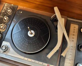 Vintage Philco Stereo Console with Record Player and AM/FM Radio