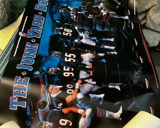 Poster The Junk Yard Dogs Super Bowl Champion Defensive Unit of the Chicago Bears #59, 99, 95, 55, 58, 27, 73, 22,.
