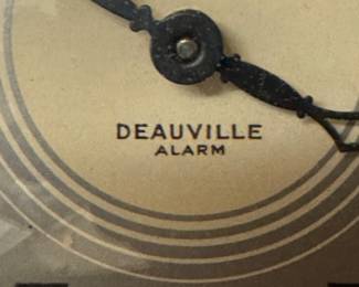 Deauville Alarm Clock by Ingraham – Art Deco Mid-Century Wind-Up Timepiece
