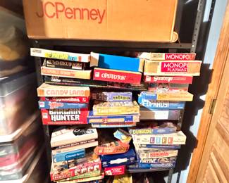 Lot of 25+ Vintage Board Games – Monopoly, Operation, Candy Land, Dungeon, The Game of Life & More – Mixed Years & Editions
