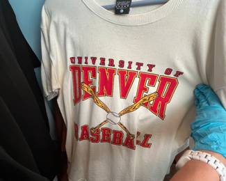 University of Denver Baseball tshirts