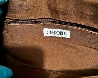 Cherokee leather purse