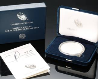 2016-W American Eagle One Ounce Silver Proof Coin West Point Mint