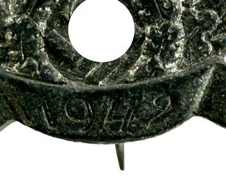 1942 German Party Tinnie - Gautag Thüringen Day Badge (WWII)