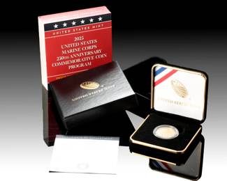 U.S. Marine Corps 250th Anniversary 2025 Proof Five-Dollar Gold Coin