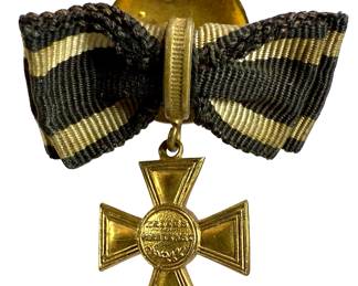 Imperial German WWI Prussian War Merit Cross Miniature Medal for Formal Wear