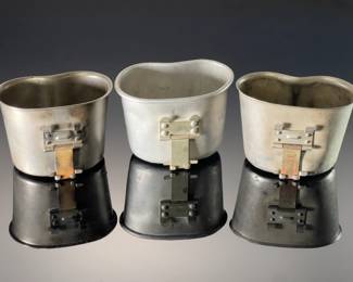 Lot of Military Miltary Canteen & Cup