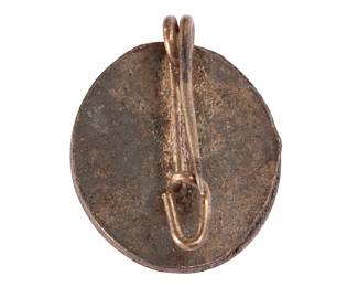 WWII German Tinnie - 1938 Tag der Wehrmacht Badge - Stahlhelm, & Swords - Frankfurt