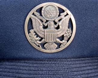 Vintage 1983 USAF Officer's Service Dress Cap by Bernard | Hap Arnold Insignia | Cold War Era